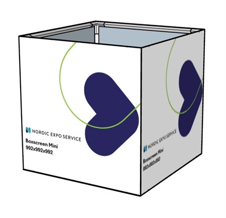 Belyst takkub, mini (1x1x1m)