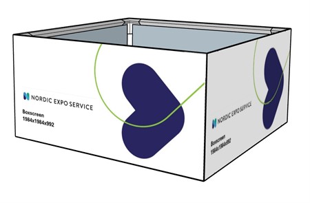 Belyst takkub, medium (2x2x1m)